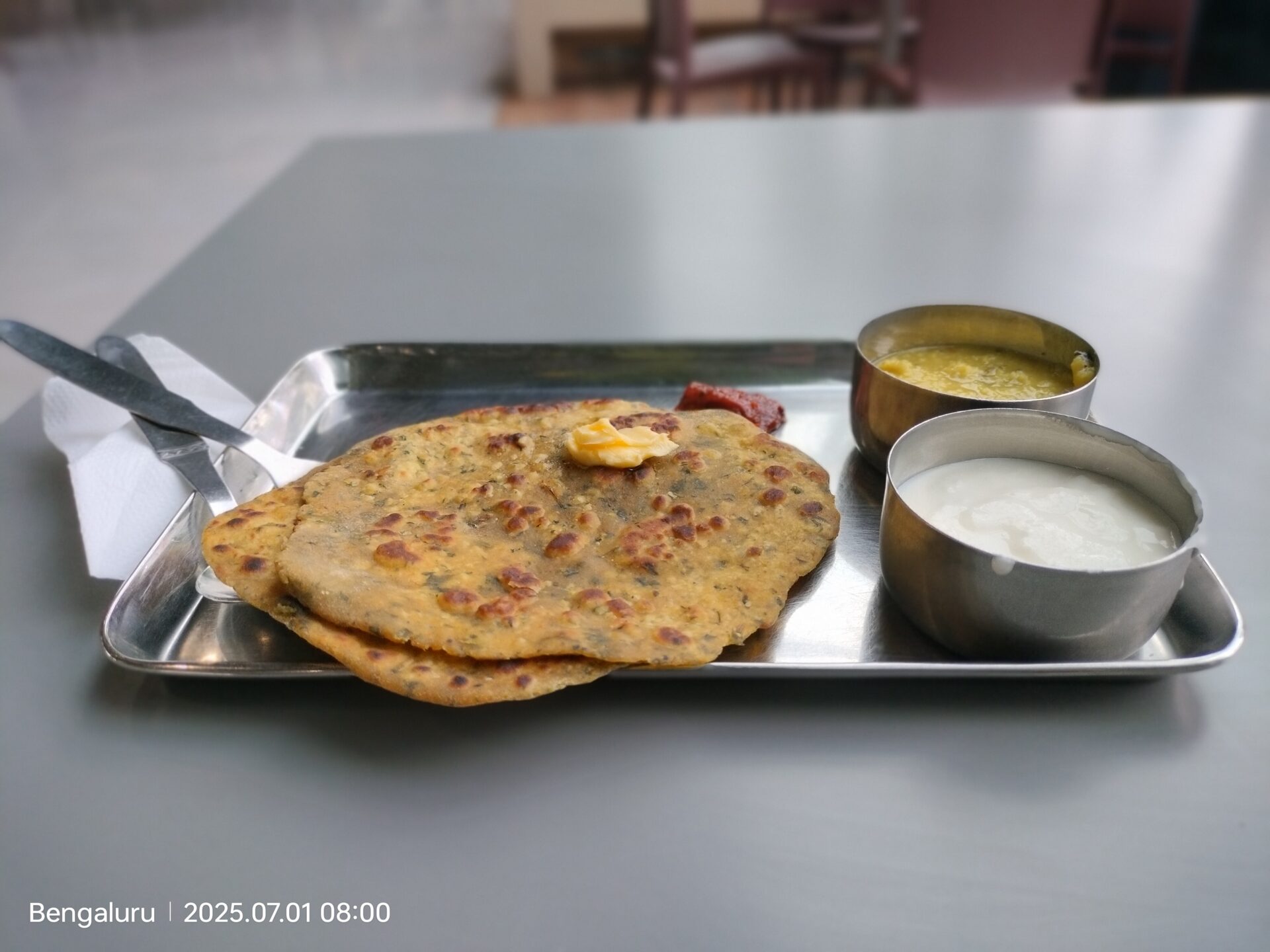 Two Parathas and Pongal