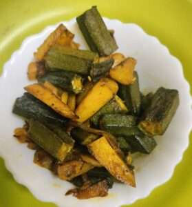 Okra & Potato Fry